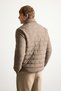 Slim Fit Shirt Collar Quilted Snap Button Jacket H1532Ax26Au - 5