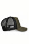 Wolf Logo Cordura Khaki-Black Trucker Hat - 2