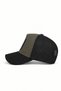 Black-Khaki Trucker Hat with Horse Logo - 3