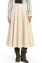 Mixray High Waist A-Line Midi Skirt