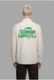 Boxy Fit Striped Long Sleeve Embroidered Detail Yellow Shirt I3028Ax26Hs