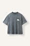 100% Cotton Loose Fit Crew Neck Short Sleeve Label Detailed Washable Basic T-Shirt I5175Ax26Hs - 6