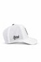 White Trucker Hat with Rock Logo - 3
