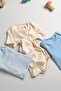 Set of 3 100% Cotton Baby and Children's Envelope Collar Bodysuits & Bodysuits - 2