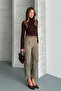 Belted Trousers with Pencil Pockets and Back Pocket Detail - 5