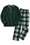 Winter Warm Men's Fleece Pajama Set - 5
