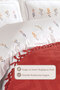 Daisy Pike Bedspread 100% Cotton with Tassels (220X240 cm) Cinnamon - 3