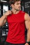 Men's Moisture Absorbing Quick Dry Athletic Technical Performance Athlete Zero Sleeve T-shirt DRIFIT-SIFIRKOL - 3