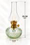 Gas Lamp - Vintage Gas Lamp - Decorative Glass Gas Lamp - Nostalgic Wick Retro Table Lamp 20 cm - 3