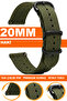 Premium Nato Fabric Textile Watch Band Strap Compatible with 20mm Watches F39Xwdb-Ah