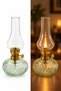 Gas Lamp - Vintage Gas Lamp - Decorative Glass Gas Lamp - Nostalgic Wick Retro Table Lamp 20 cm - 5