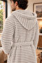 Premium Men's Bathrobe I Wellsoft Plush I Hooded Bathrobe & Bathrobe I with Hat - 5