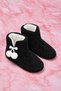Riva Shoes Women's Plush Home Boots with Pompom Bow and Soft Lining Winter Slippers Home Boots - 3