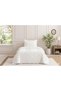 Milano Ecru Single Bedspread 180 X 240 cm and 1 Pillow - 2