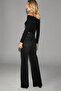 Svea Women's Black Blouse with Ruched Shoulders - 5