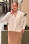 Mercerized Cardigan with Detachable Shawl Accessory
