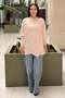 Crochet Knitwear Knitted Detailed Mercerized Tunic - 3
