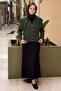 Mercerized Cardigan with Detachable Shawl Accessory - 3