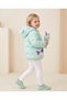 Girl's Winter Autumn Kuromi Lighted Puffer Jacket - 7