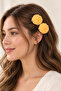 2-Piece Cookie Design Hair Clips – with Metal Clips