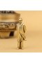 Copper Statue Collectable Chinese Brass Carved Mao Zedong Chairman Mao Exquisite Small Statues Free - 7