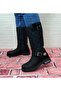 102 15980 Harley Black Color Genuine Leather Boots - 6