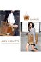 Large Mesh Beach Tote Bag,23L Foldable Shoulder Bag for Swimming and Travel,Brown,36x35x17cm - 3