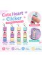 Keyboard Fidget Clicker Keychain for Stress Relief and Focus,4 Pack - 4
