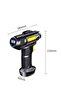 Portable Tire Inflator and Air Compressor,7.4V DC Air Pump for Car Tires,Digital Pressure Gauge,Emergency LED Light - 8