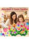 99-Piece Flower Garden Building Toys Set,STEM Montessori Sorting and Stacking Playset for Kids - 7