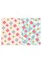 Limited Edition Tailor Stitch 2-Piece Notebook Set, Tiny Smiling Flowers, 17x25 cm