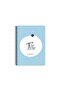 Striped Spiral Notebook with Stickers My Eyes Go High 16.5X22.5