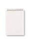 A4 Spiral Cardboard Cover Checkered Linden Notepad - Blue - 2