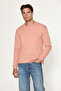Tachan Men's Long Sleeve Pink T-Shirt with Patches - 2