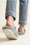 Women's Owl Patterned, Soft, Plush, Winter House Slippers - 8