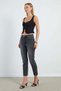 Zippered Cut-Off Leg Jeans - 3