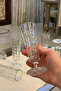 Crystal Presentation Glass 130 ml Set of 6 Glass Cups with Stands Stylish Coffee Cup Set - 4