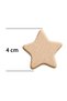 Wooden Pacifier Chain Bead Star 4-Pack - 2