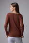 Women's V-Neck Long Sleeve Basic T-Shirt Set of 2 - 8