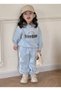 Girls' Winter Thick Tracksuit Set 3-10 Years Old - 3