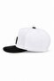 Black and White Hip Hop Hat with Bull Logo - 3