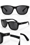 Mita Mat Black Polarized Unisex Sunglasses (Wolf Logo) - 2