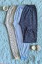Men's 3-Pack Winter Pajamas with Cuffed Legs, Elastic Waist, Long Relaxed Fit - 2
