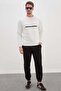 3 Yarn Printed Crew Neck Sweatshirt - 4