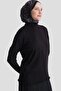 Ruffle Detailed Sweater Black - 4