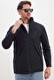 Zippered Stand Collar Regular Softshell Coat - 2