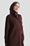 Ribbed Cardigan Rayon Knitwear Set Bitter Brown - 5