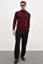 Basic High Neck Regular Fit Knit Sweater - 3