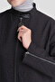 Quilted Stitching Detailed Cap Black - 6