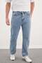 Tie-Waist Zippered Jeans - 7